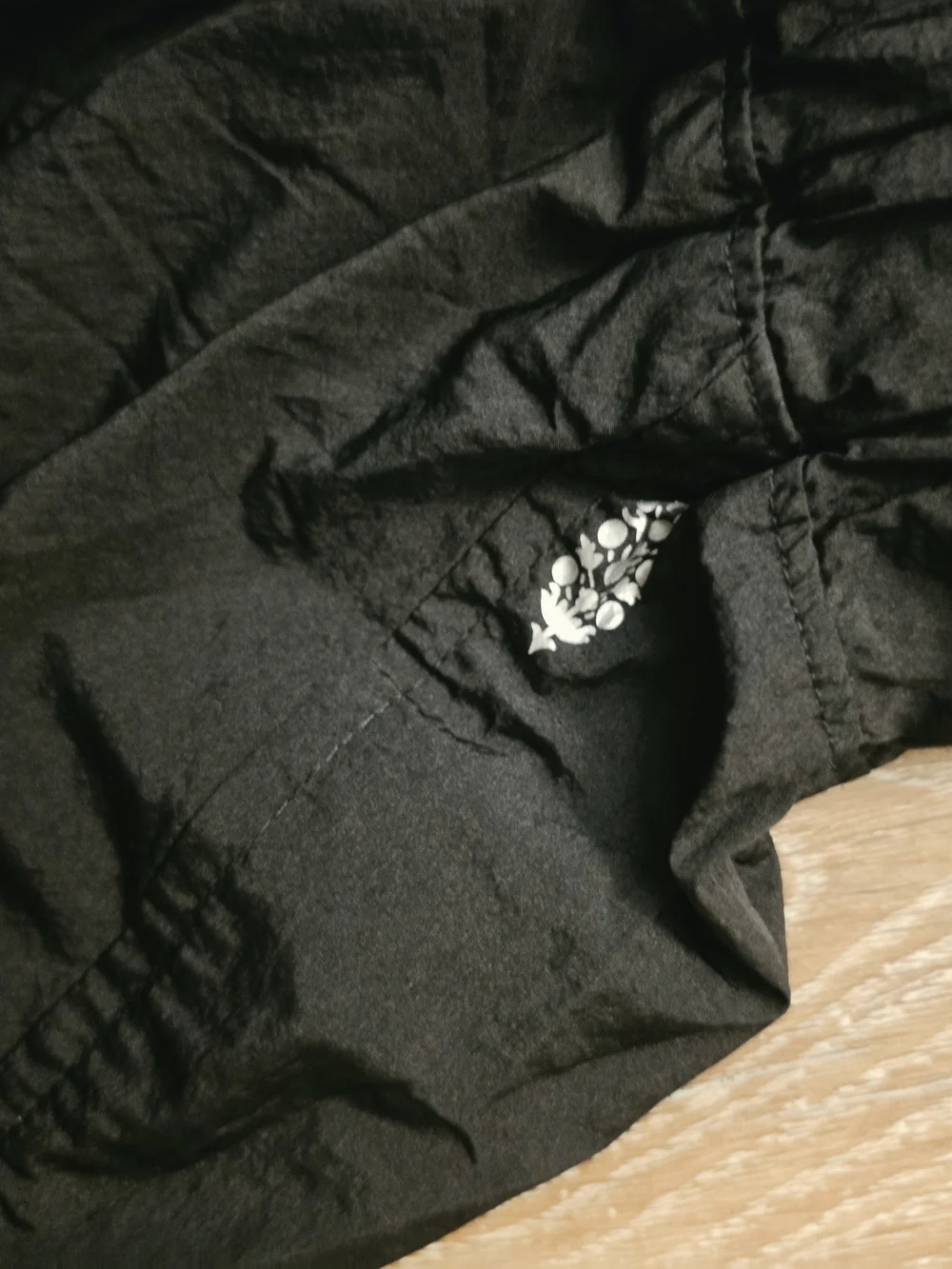 Free People Black Smocked Waist Active Skort